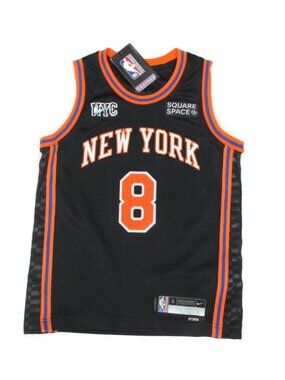 2021-22 Mens New York Knicks Kemba Walker #8 Swingman Blk Jersey Nike sz S /386
